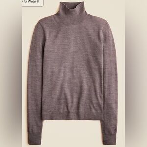 Carolyn turtleneck sweater in merino wool
